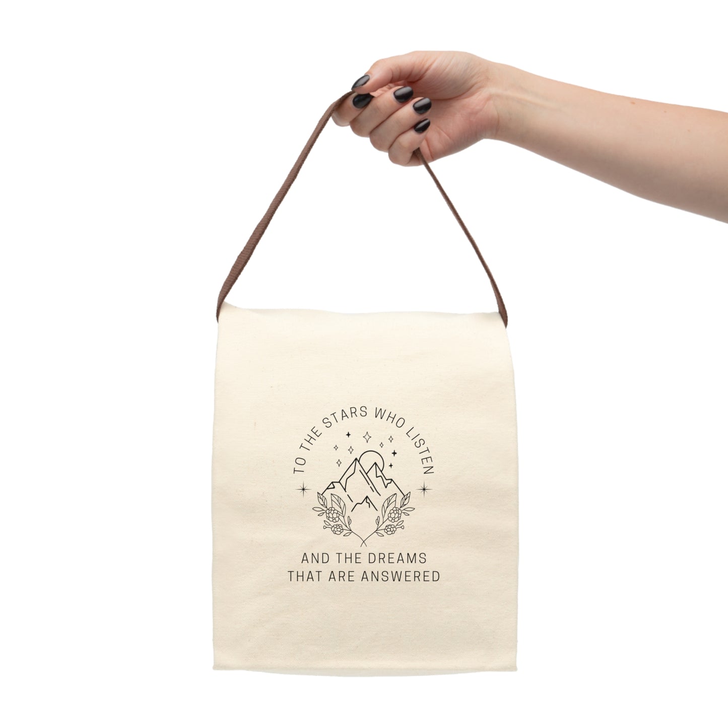 Book Lover's Eco Friendly 100% Cotton Lunch Bag with Strap