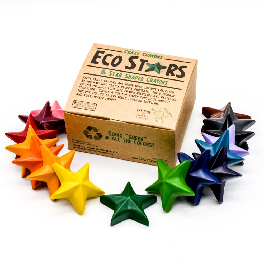 Eco Stars Crayons- Set of 16