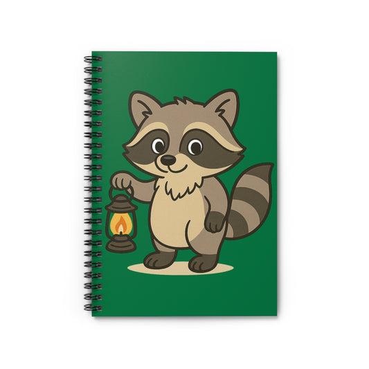Spiral Notebook — Little Loops Raccoon Notes