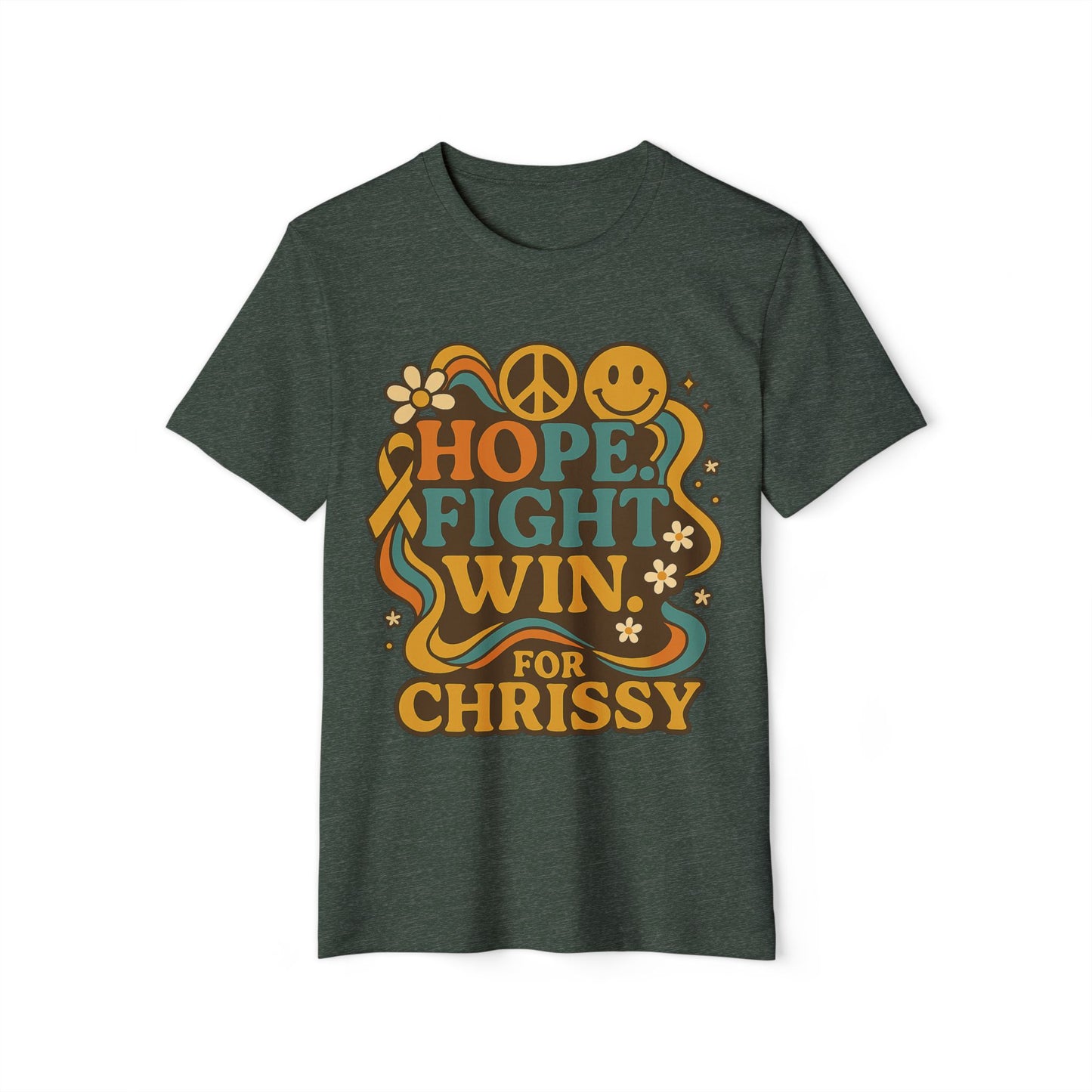 Hope. Fight. Win. For Chrissy Eco-Friendly Tee