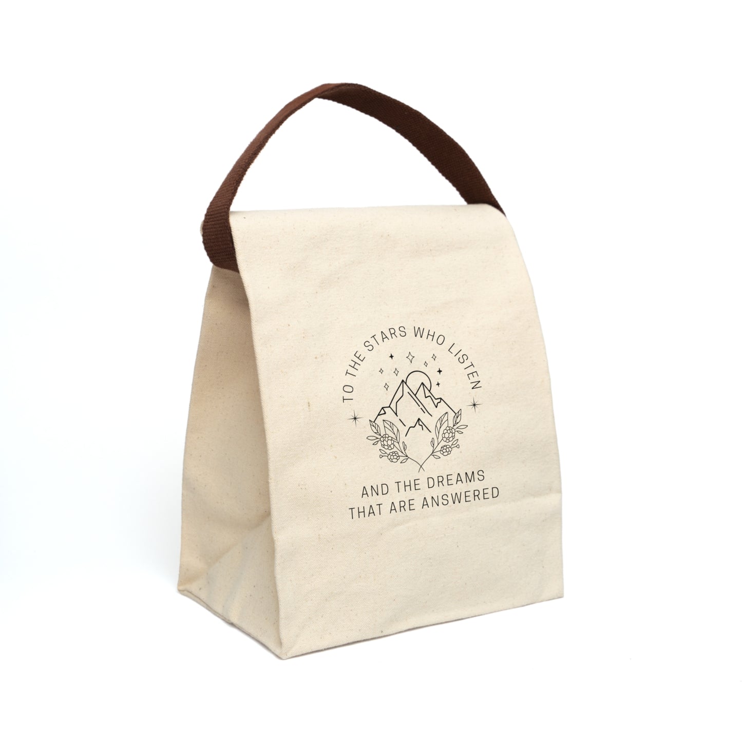 Book Lover's Eco Friendly 100% Cotton Lunch Bag with Strap