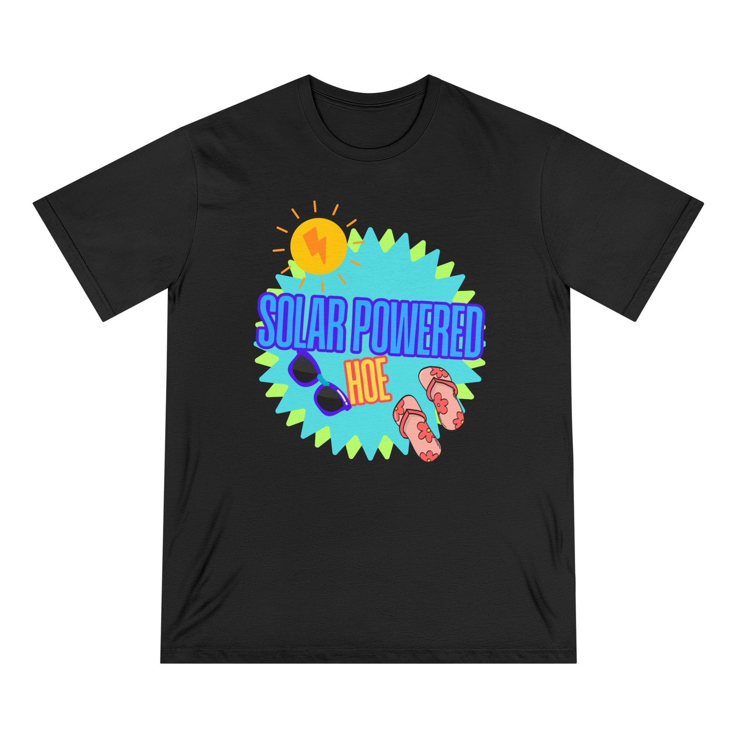 Solar Powered Hoe T-Shirt | 100% Cotton Eco-Friendly Tee