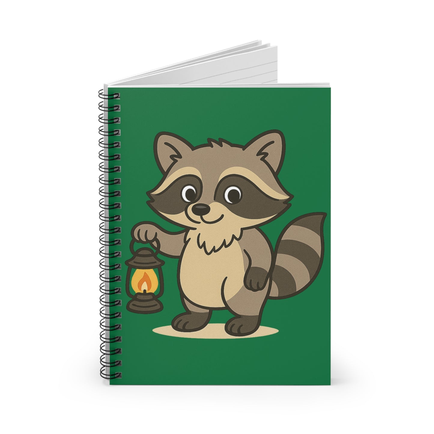 Spiral Notebook — Little Loops Raccoon Notes