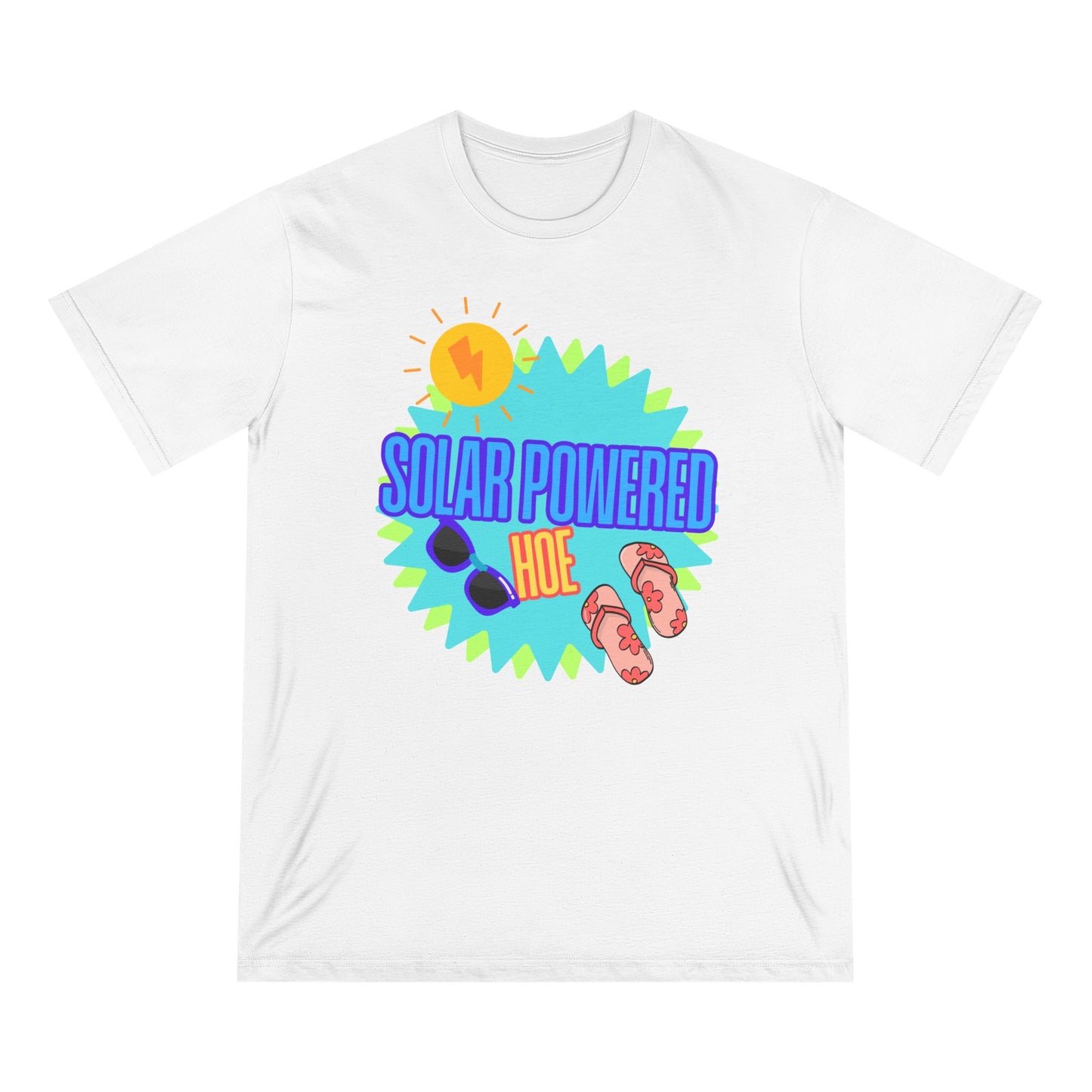 Solar Powered Hoe T-Shirt | 100% Cotton Eco-Friendly Tee