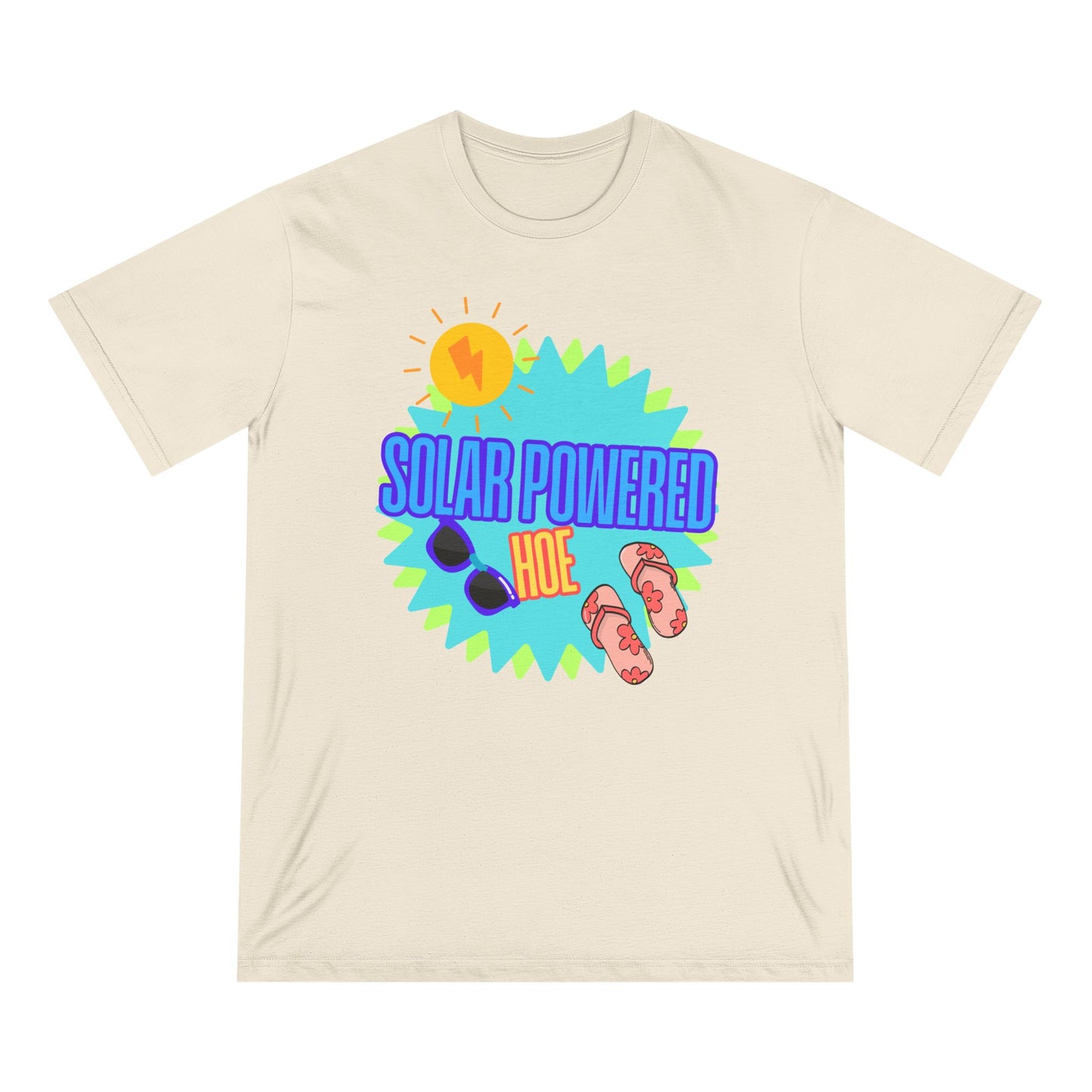 Solar Powered Hoe T-Shirt | 100% Cotton Eco-Friendly Tee