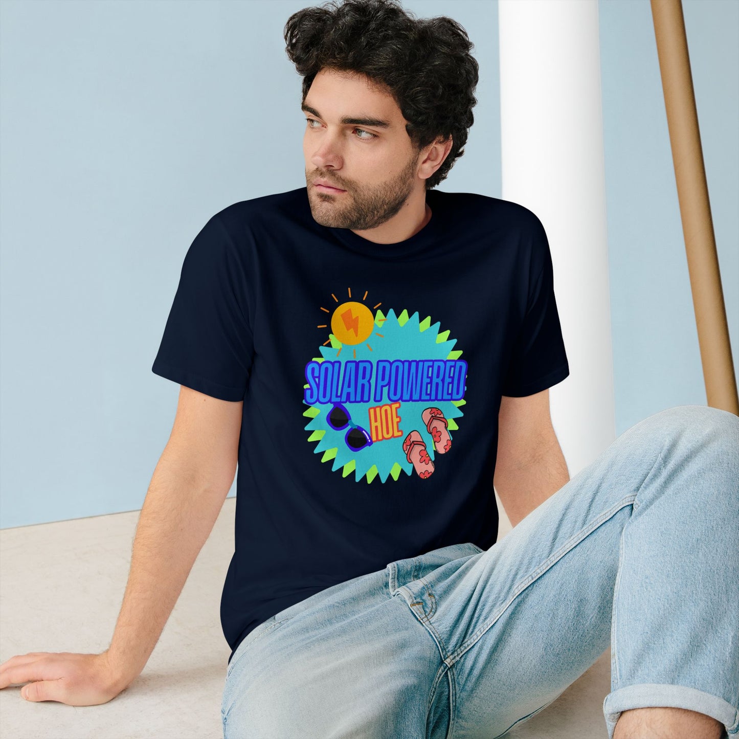 Solar Powered Hoe T-Shirt | 100% Cotton Eco-Friendly Tee