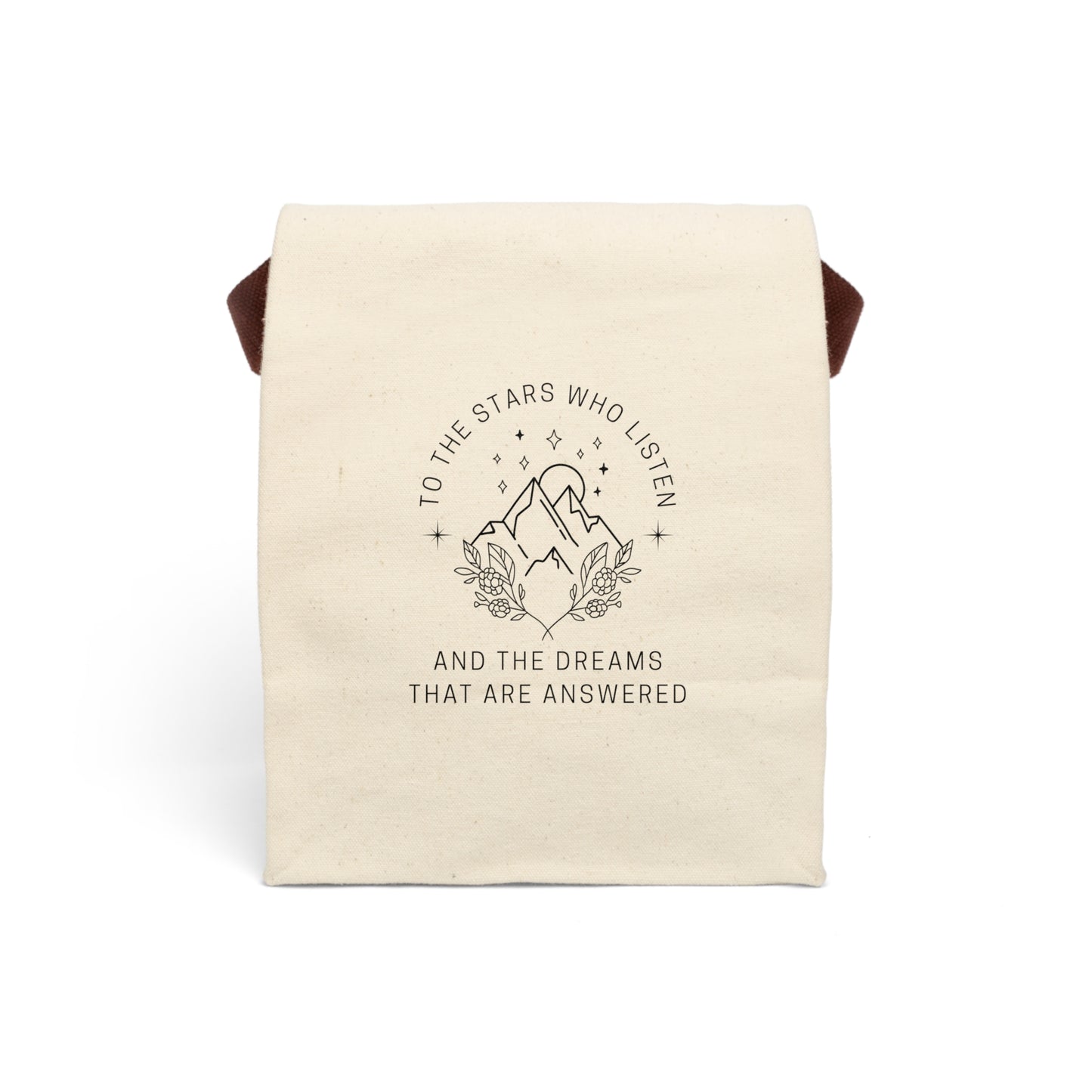 Book Lover's Eco Friendly 100% Cotton Lunch Bag with Strap