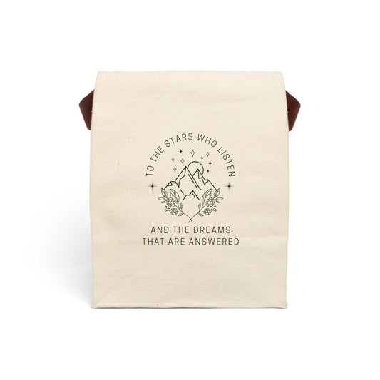 Book Lover's Eco Friendly 100% Cotton Lunch Bag with Strap