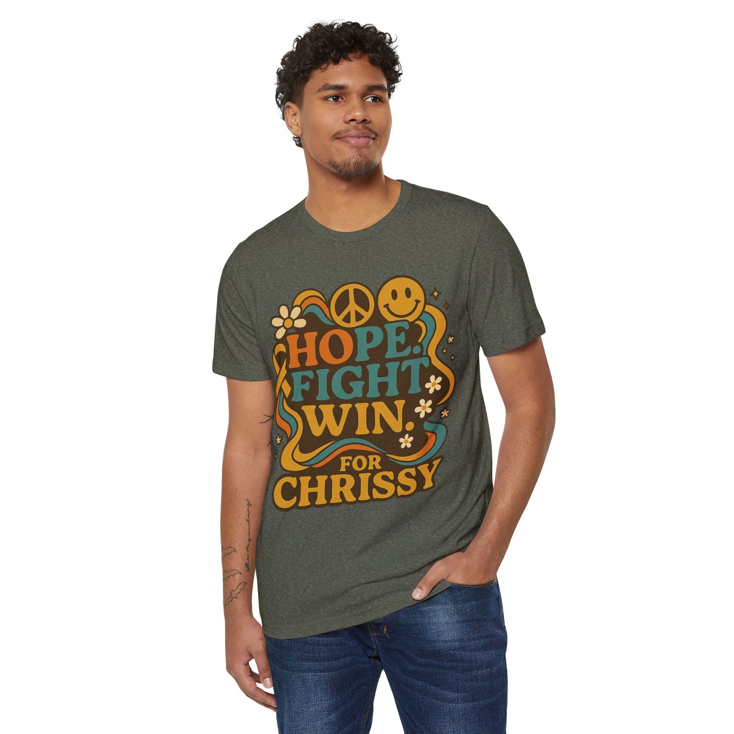 Hope. Fight. Win. For Chrissy Eco-Friendly Tee