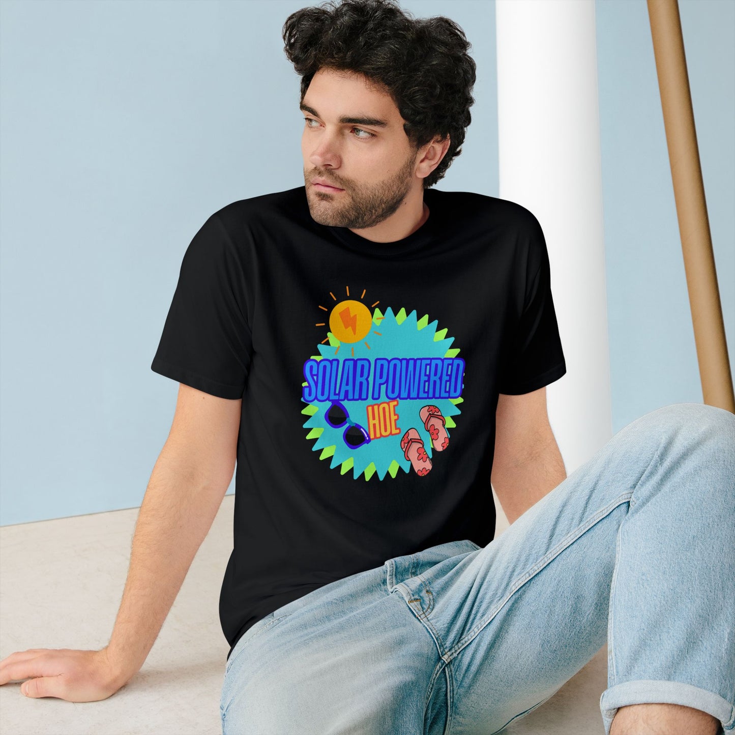 Solar Powered Hoe T-Shirt | 100% Cotton Eco-Friendly Tee