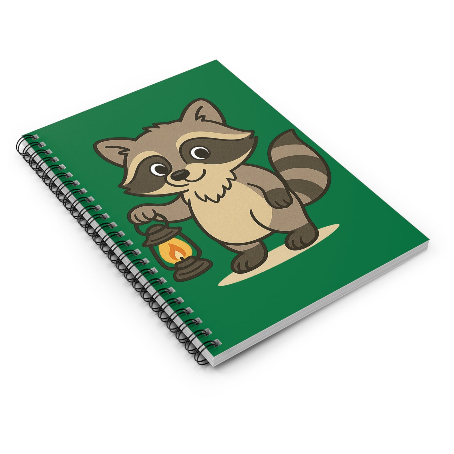 Spiral Notebook — Little Loops Raccoon Notes