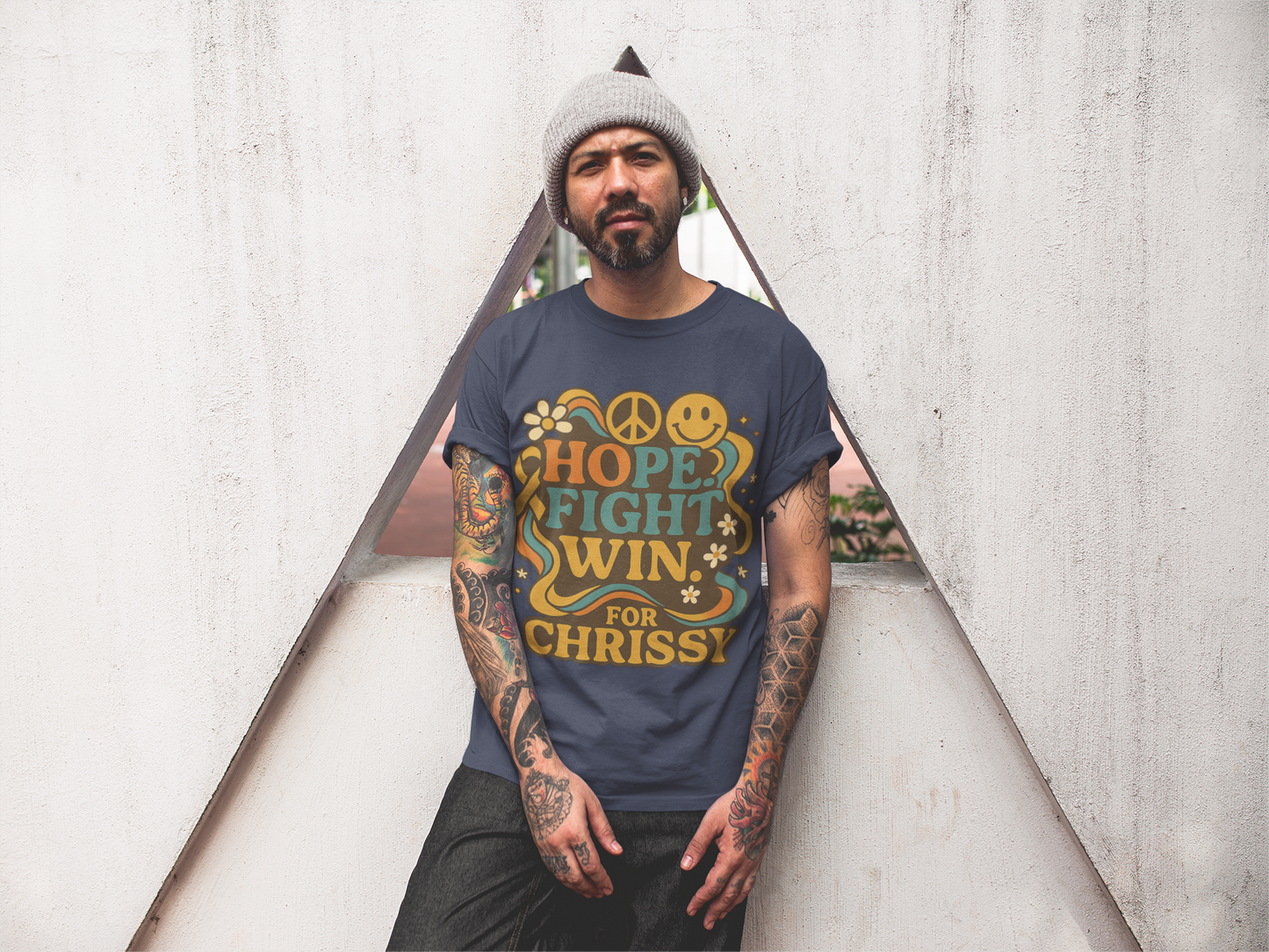 Hope. Fight. Win. For Chrissy Eco-Friendly Tee