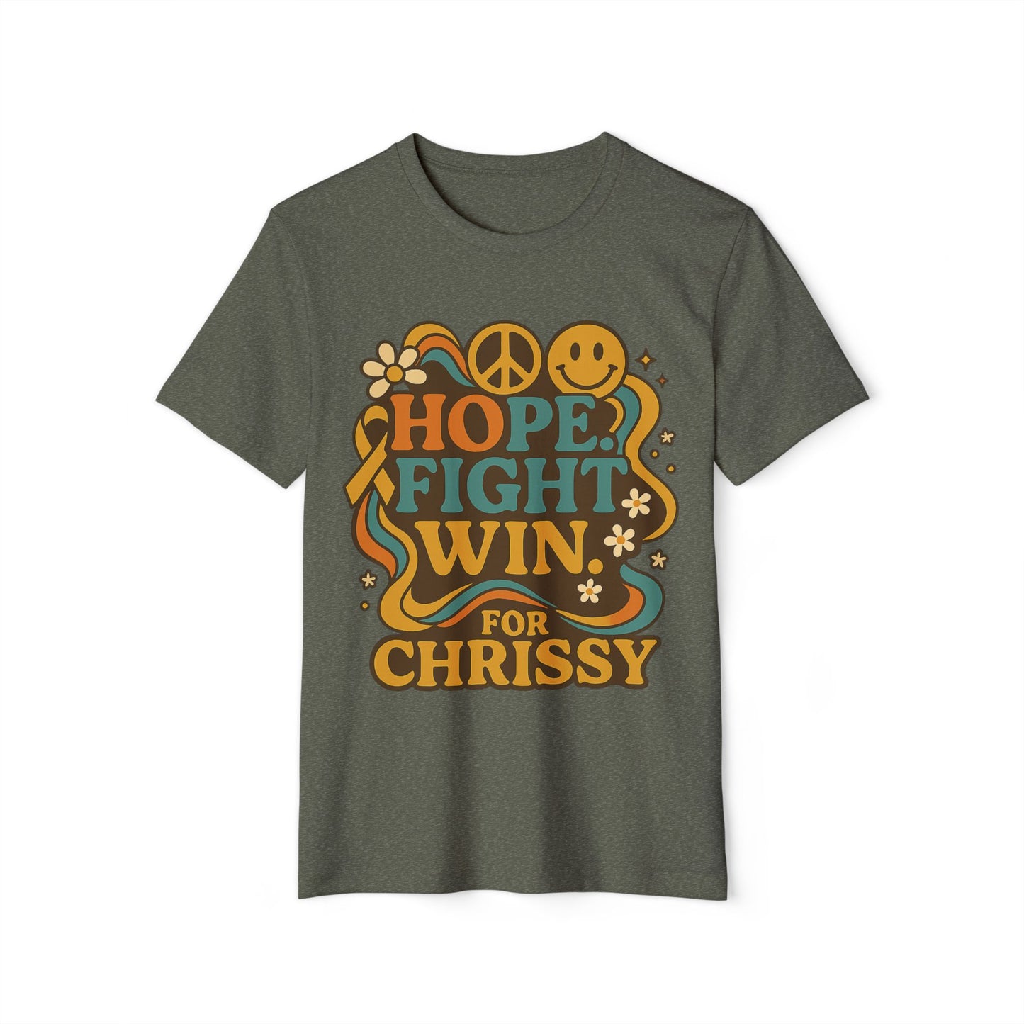 Hope. Fight. Win. For Chrissy Eco-Friendly Tee