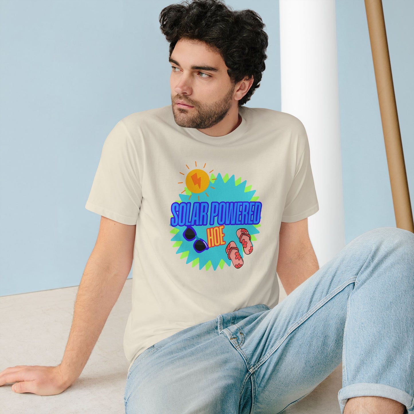 Solar Powered Hoe T-Shirt | 100% Cotton Eco-Friendly Tee