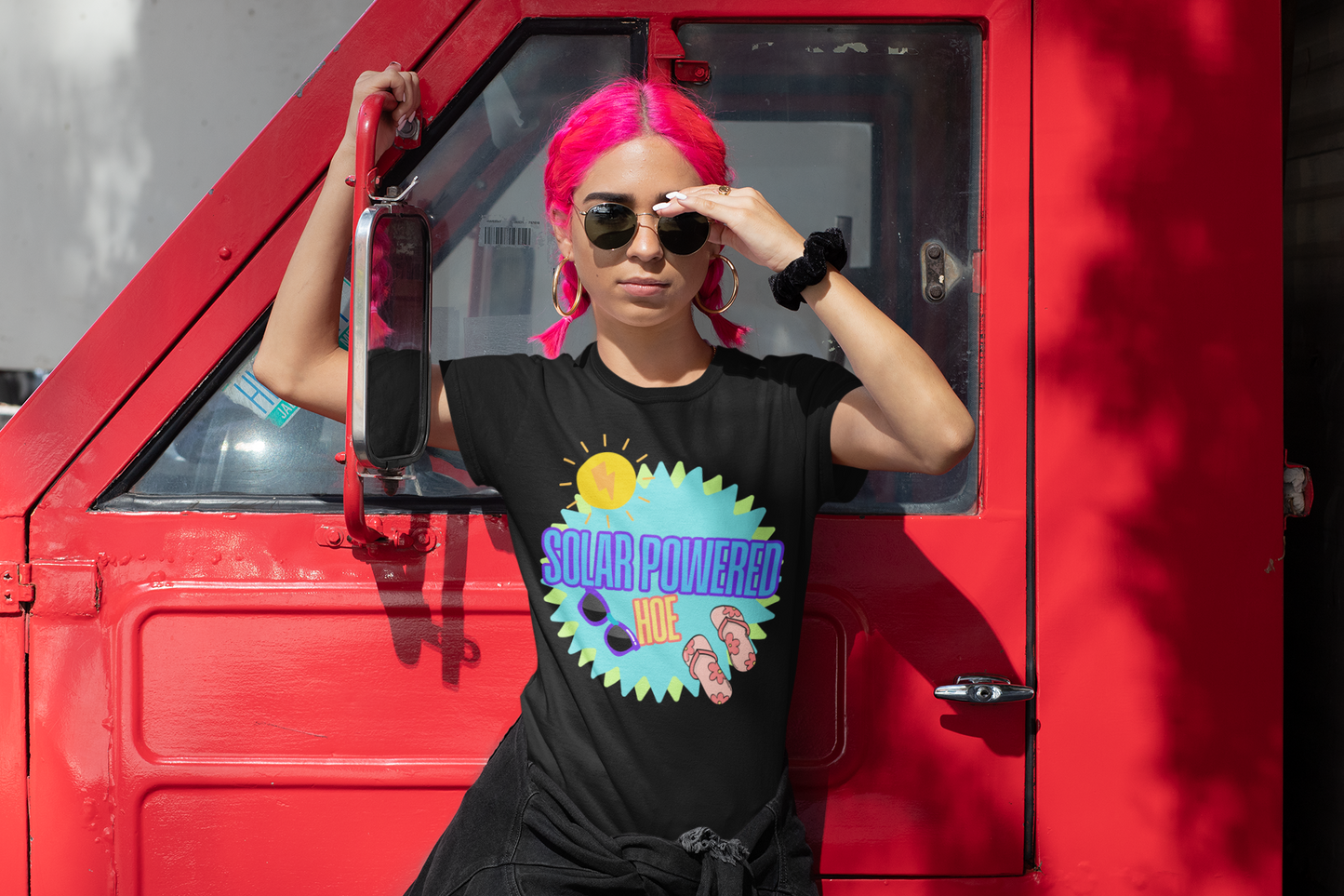 Solar Powered Hoe T-Shirt | 100% Cotton Eco-Friendly Tee