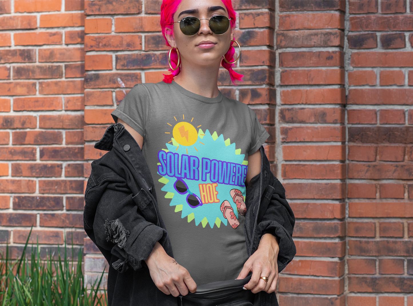 Solar Powered Hoe T-Shirt | 100% Cotton Eco-Friendly Tee